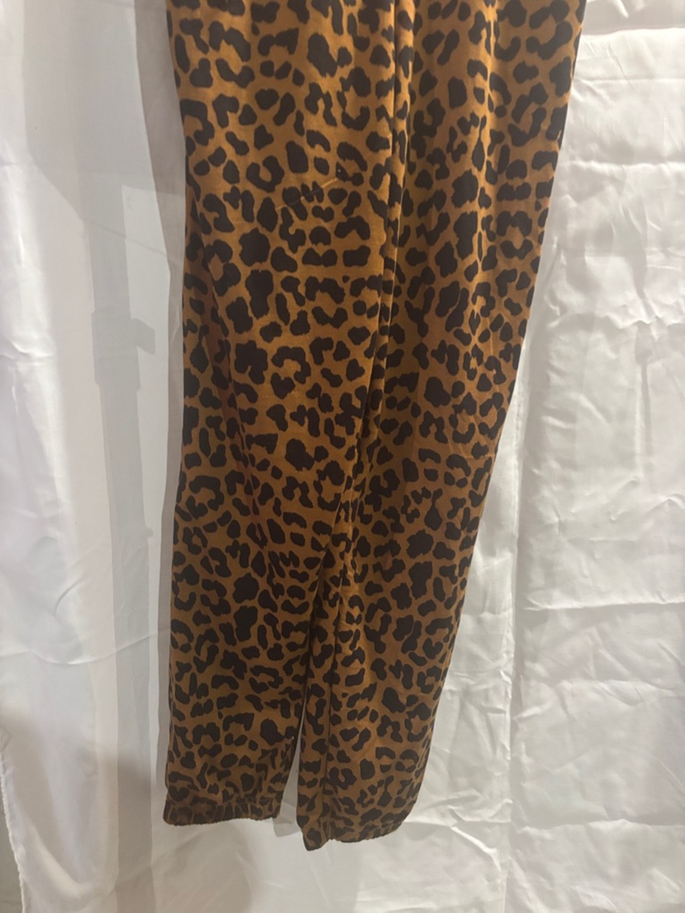 Leopard Print Jumpsuit- Brown & Black Animal Print - Picture 5 of 8